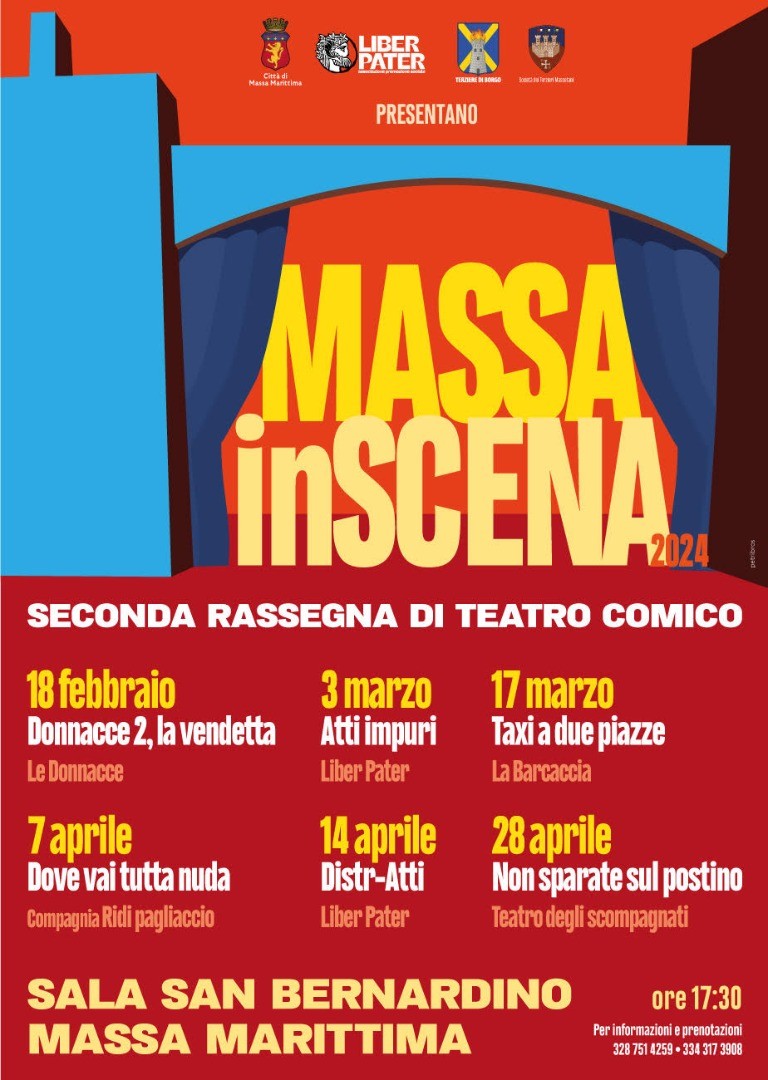 MassainScena 2024 : Rassegna teatro comico.